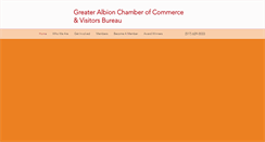 Desktop Screenshot of greateralbionchamber.org