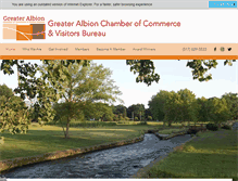 Tablet Screenshot of greateralbionchamber.org